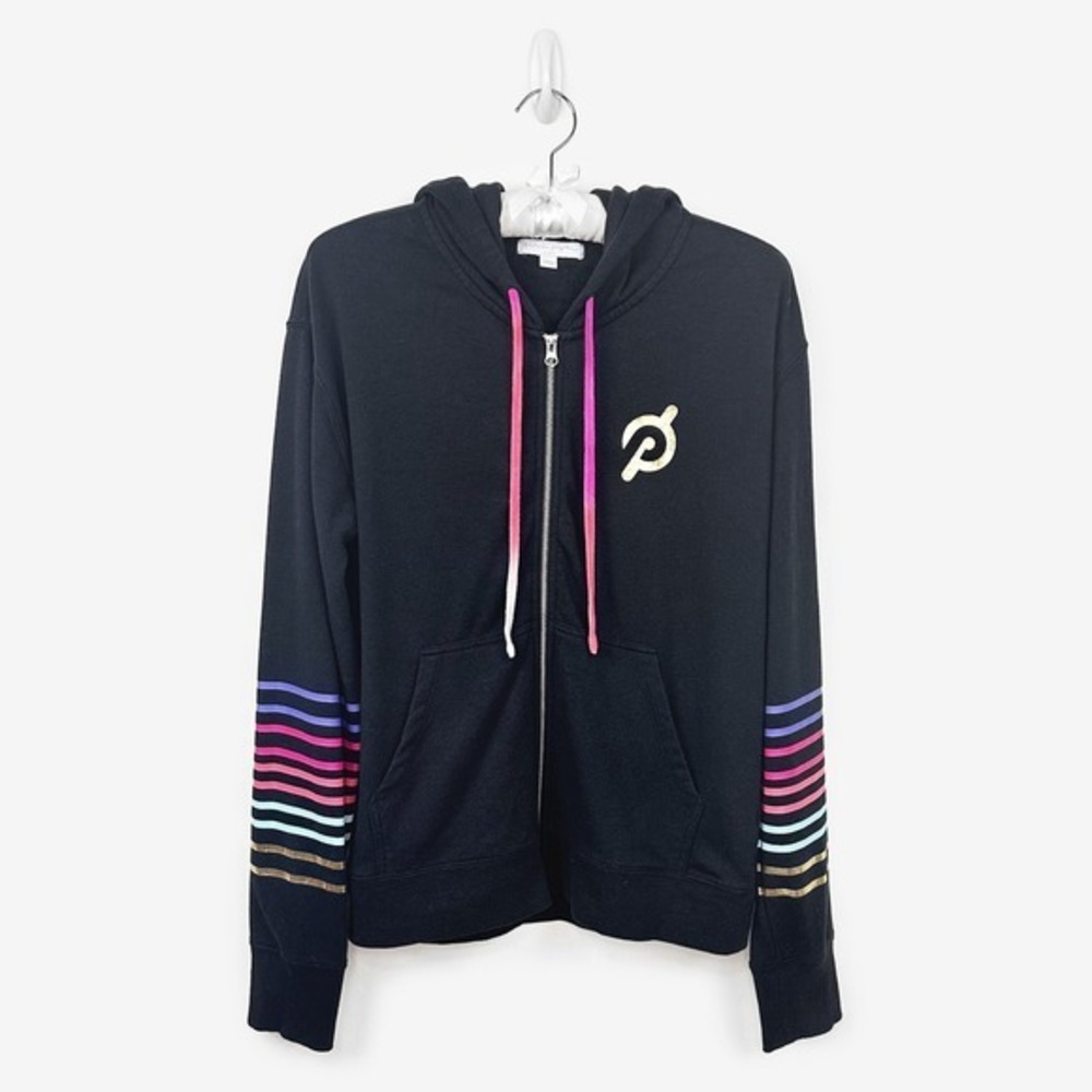Spiritual Gangster x Peloton Restore Full Zip Hoodie‎ Size XL Black Athleisure